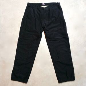 Sliders Kevlar Reinforced Riding Motorcycle Pants Size 38x32 Black Biker